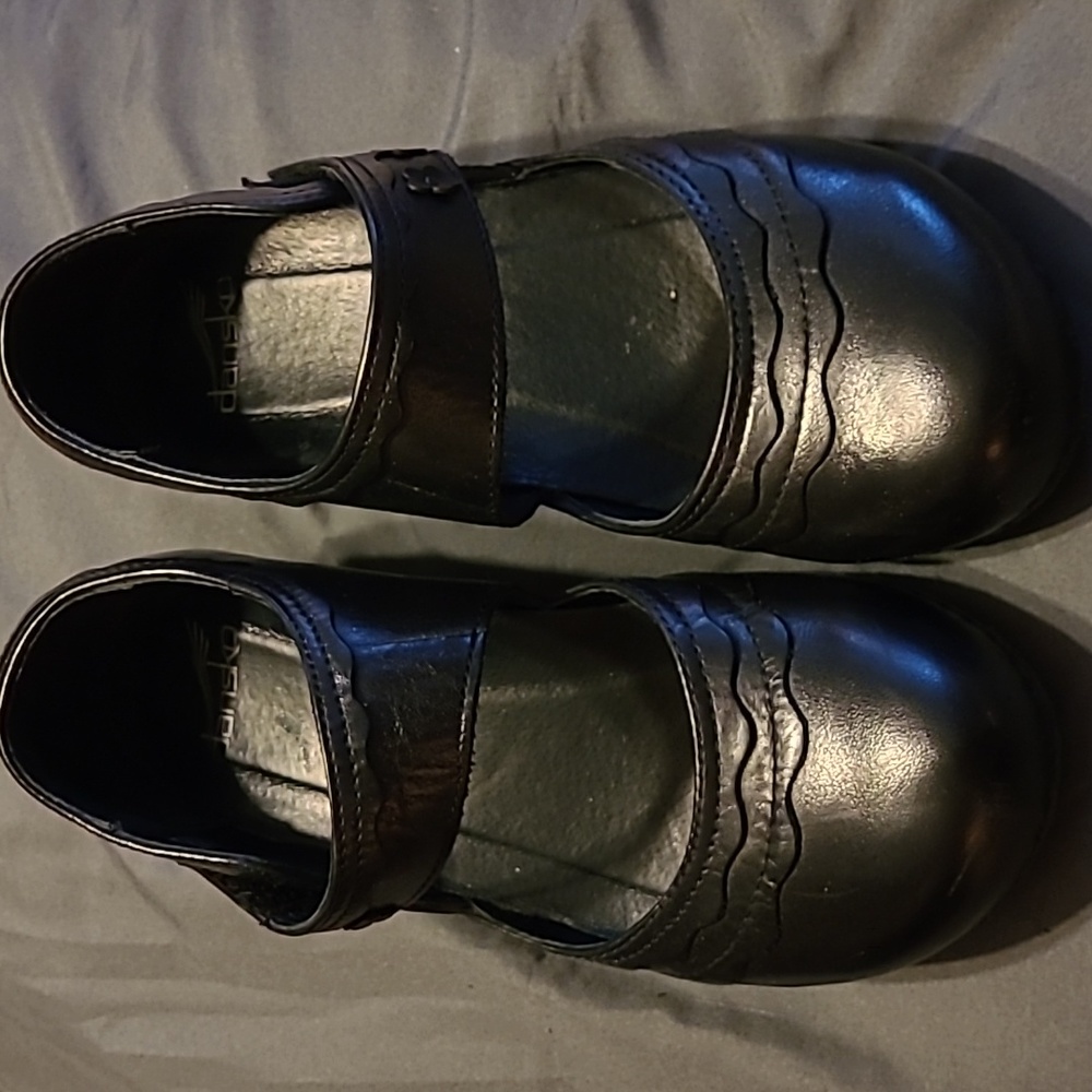 Dansko Harlow Burnished May Jane Black size 38